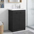 Unter dem Waschbecken Badschrank Schwarz 56 x 37,5 x 81 cm