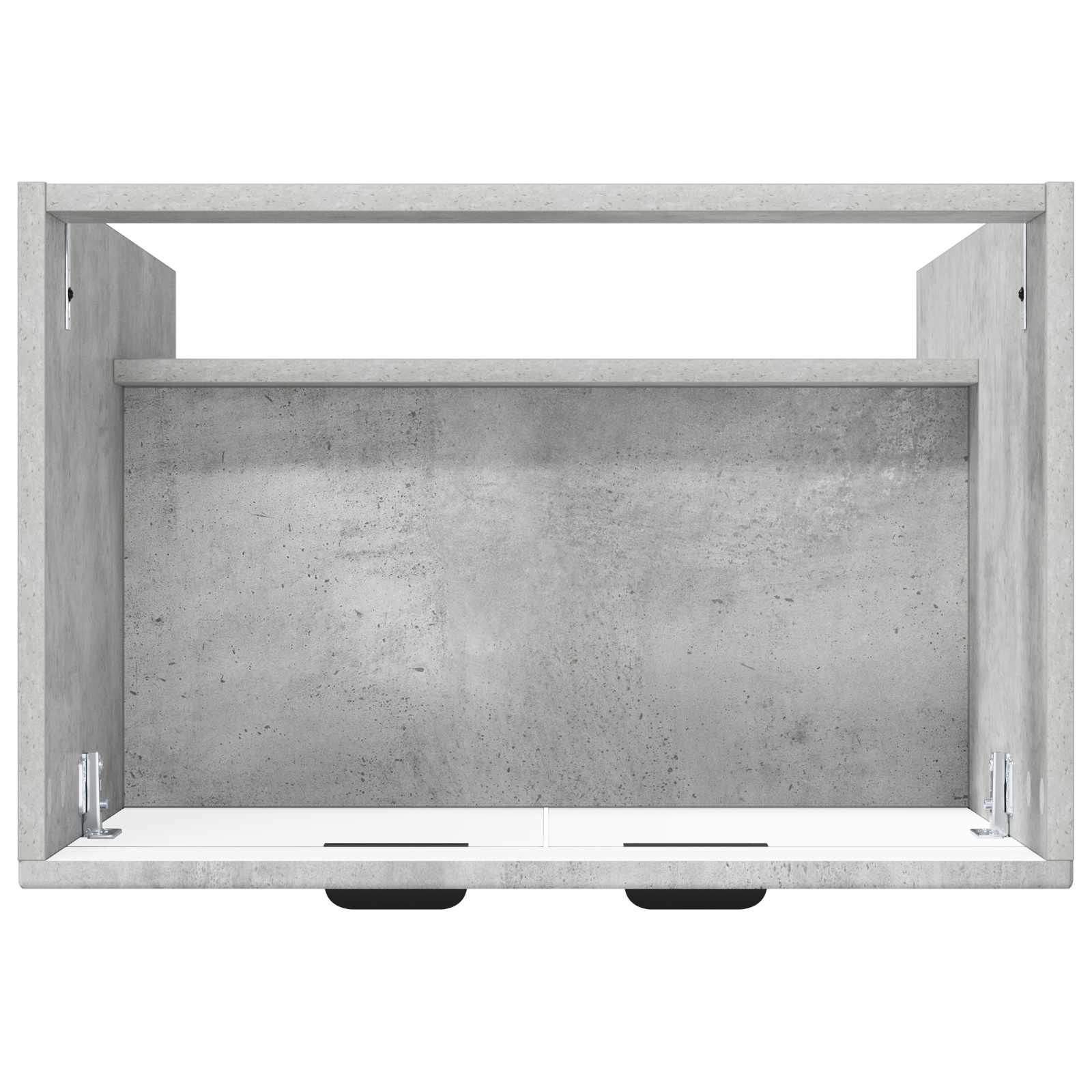 Unter dem Waschbecken Badschrank Betongrau 56 x 37,5 x 81 cm