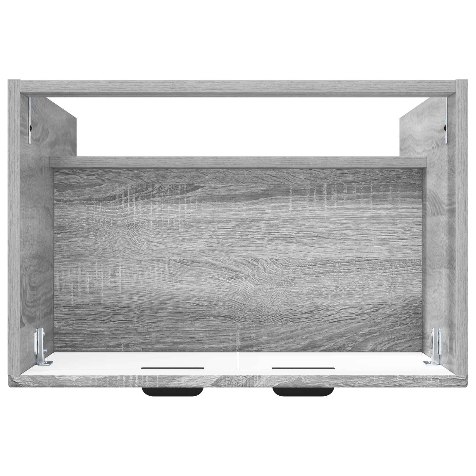 Unter dem Waschbecken Badschrank Grau Sonoma 56 x 37,5 x 81 cm
