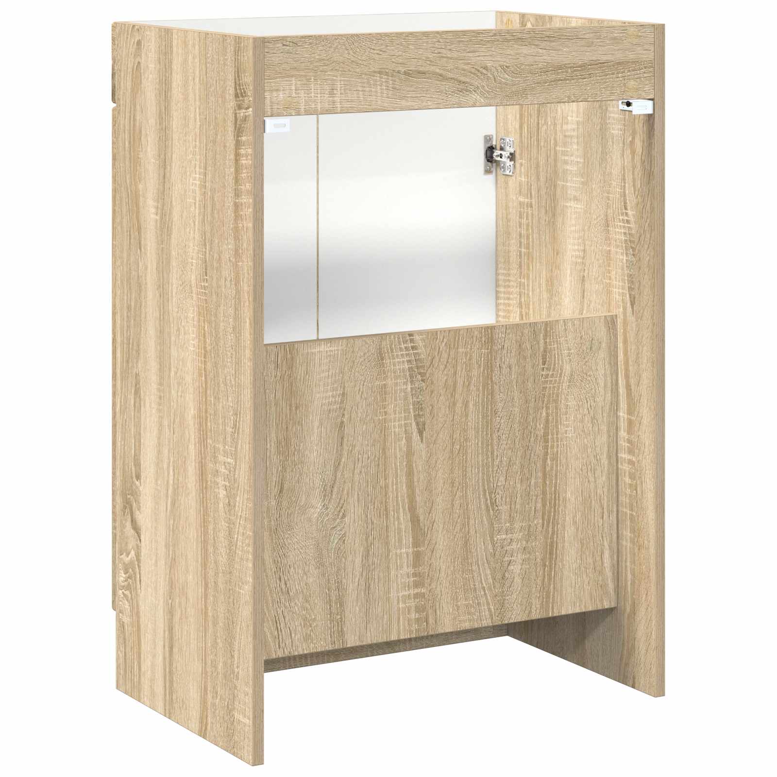 Unter dem Waschbecken Badschrank Sonoma-Eiche