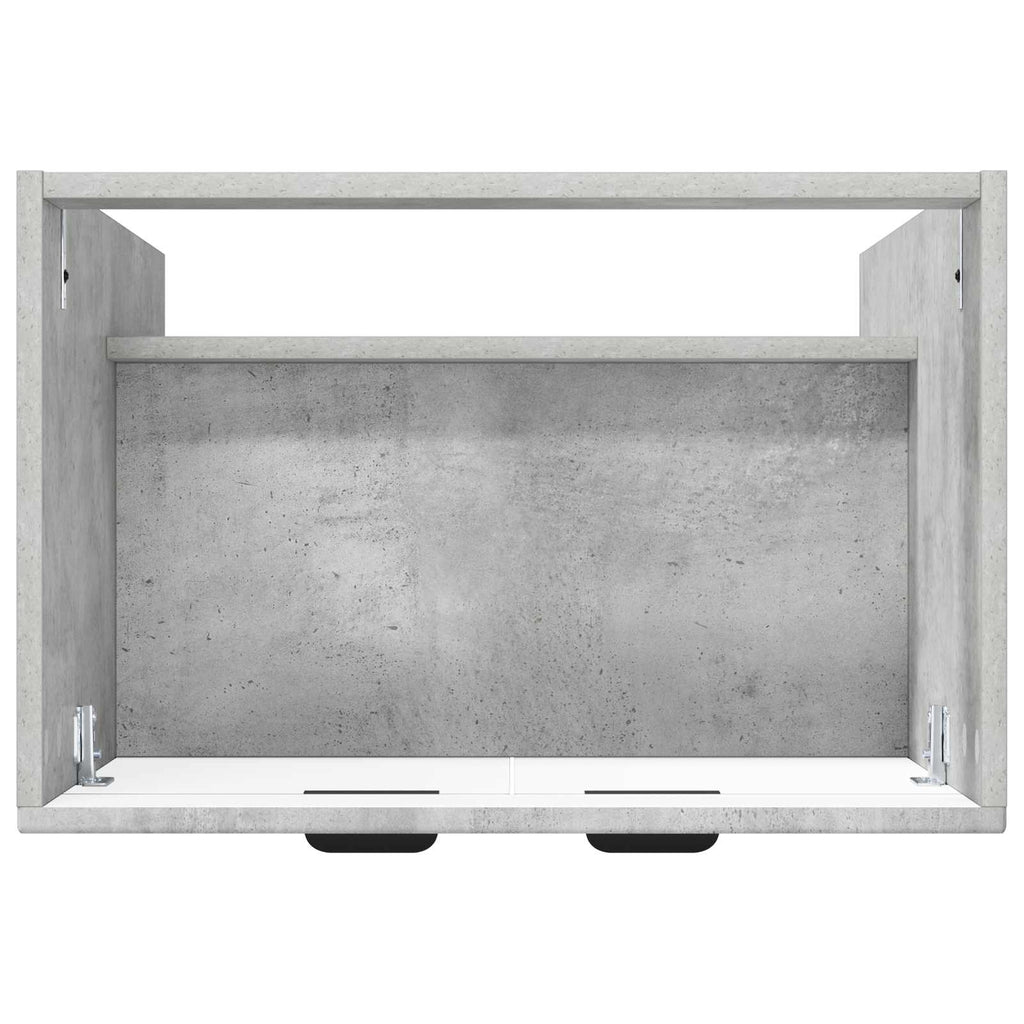 Unter dem Waschbecken Badschrank Betongrau 78,5 x 37,5 x 81 cm