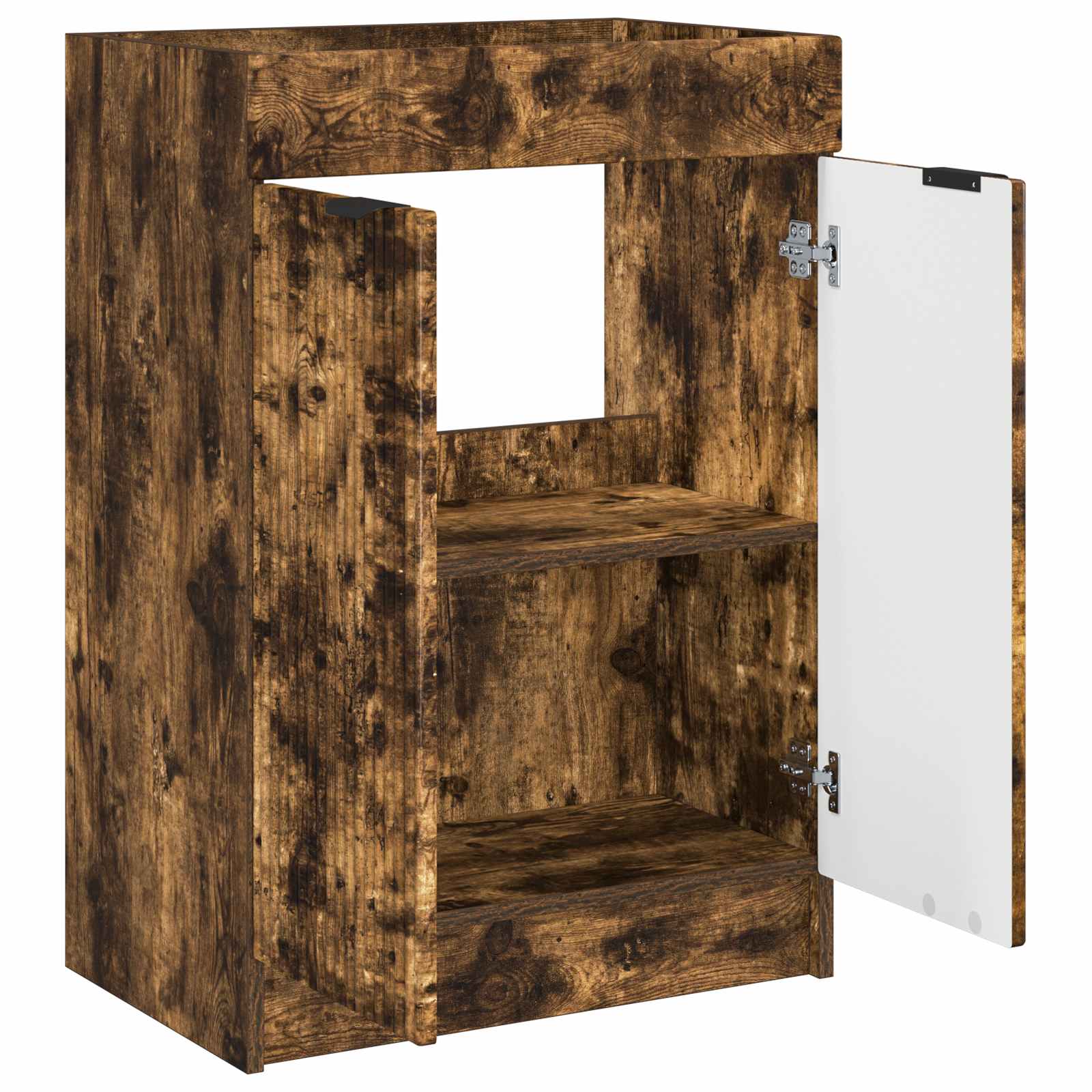Unter dem Waschbecken Badschrank Geräucherte Eiche