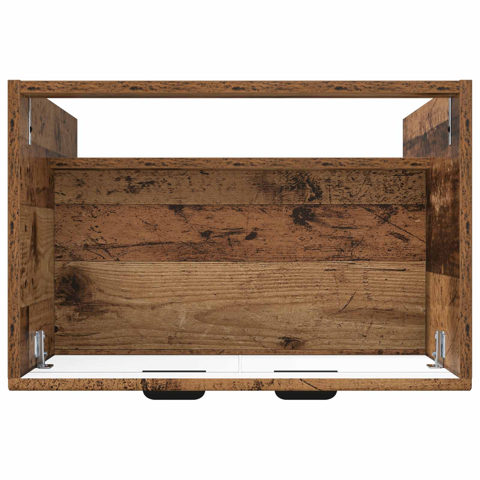 Unter dem Waschbecken Badschrank Altholz 78,5 x 37,5 x 81 cm