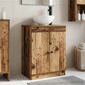 Badezimmerschrank mit Waschbecken Altholz 54 x 35 x 83 cm