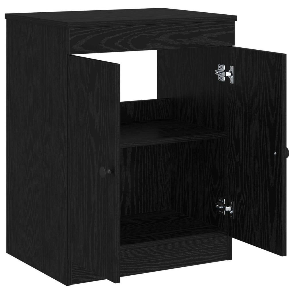 Badezimmerschrank Schwarz 54 x 41 x 70 cm Holzwerkstoff