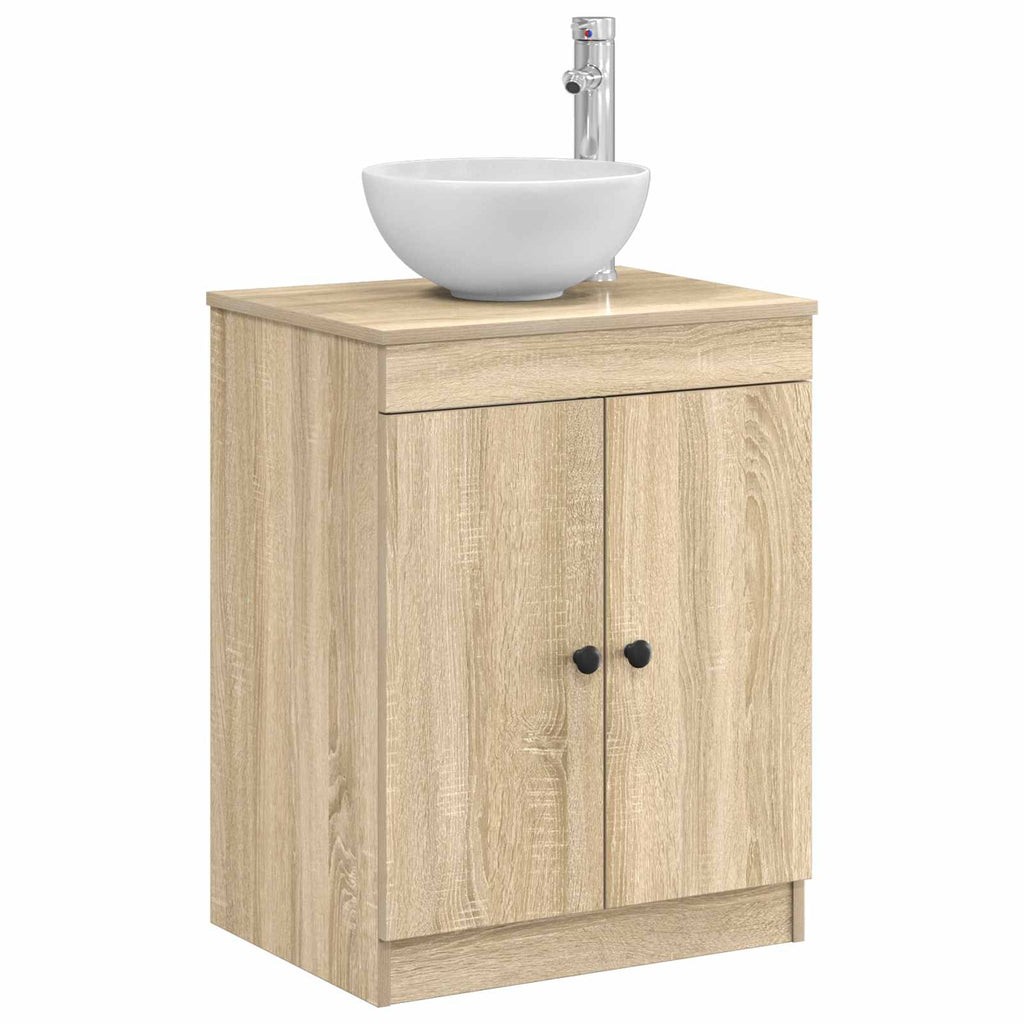 Badezimmerschrank Sonoma-Eiche 54 x 41 x 70 cm Holzwerkstoff