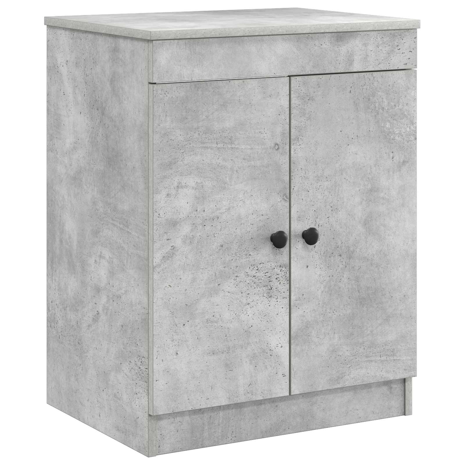 Badezimmerschrank Betongrau 54 x 41 x 70 cm Holzwerkstoff