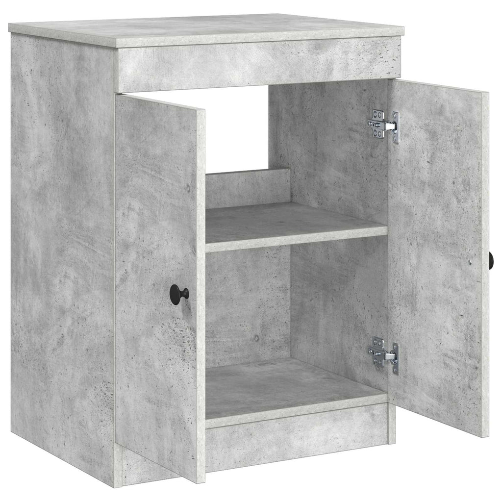Badezimmerschrank Betongrau 54 x 41 x 70 cm Holzwerkstoff