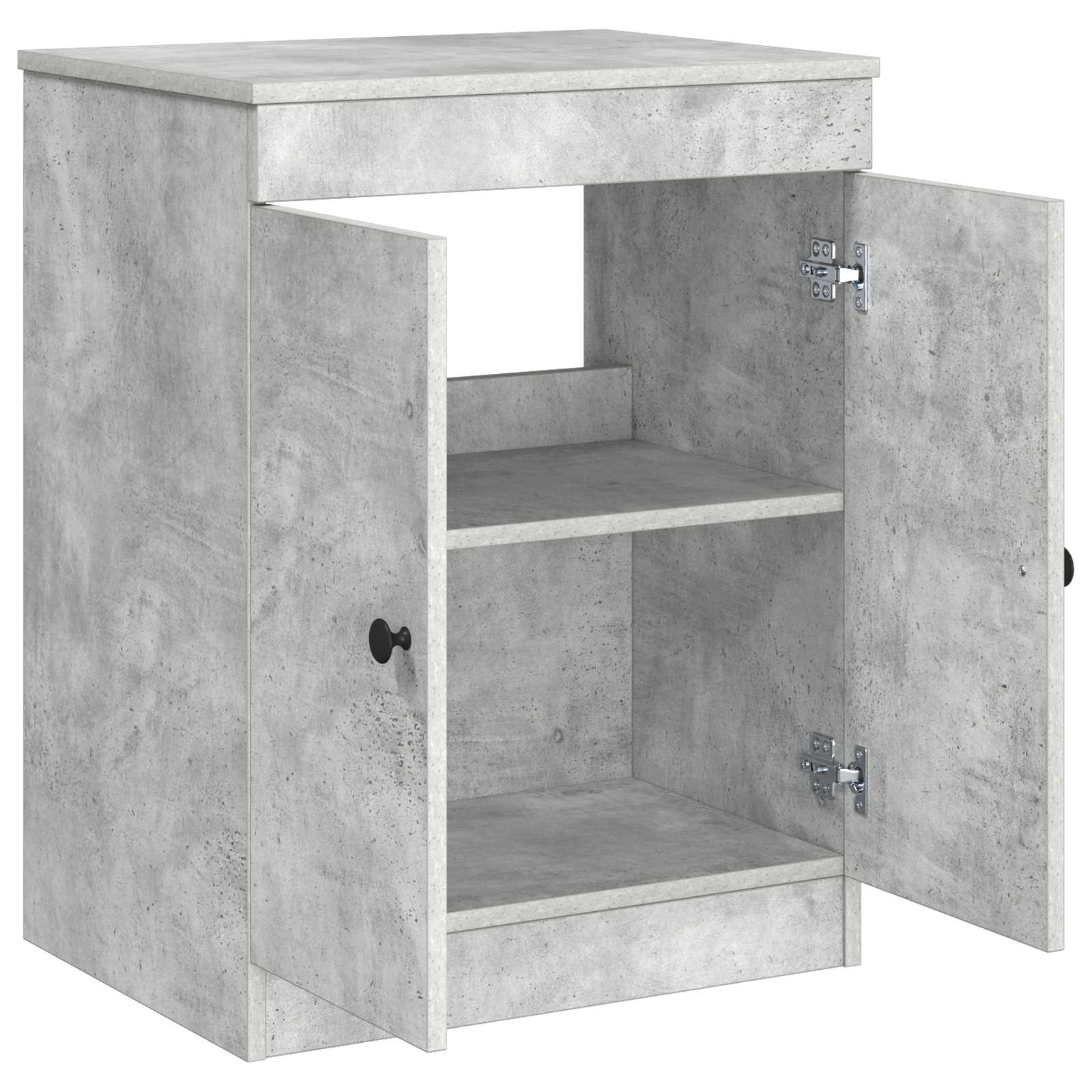 Badezimmerschrank Betongrau 54 x 41 x 70 cm Holzwerkstoff