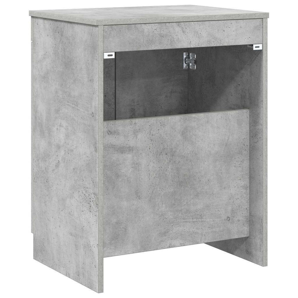 Badezimmerschrank Betongrau 54 x 41 x 70 cm Holzwerkstoff