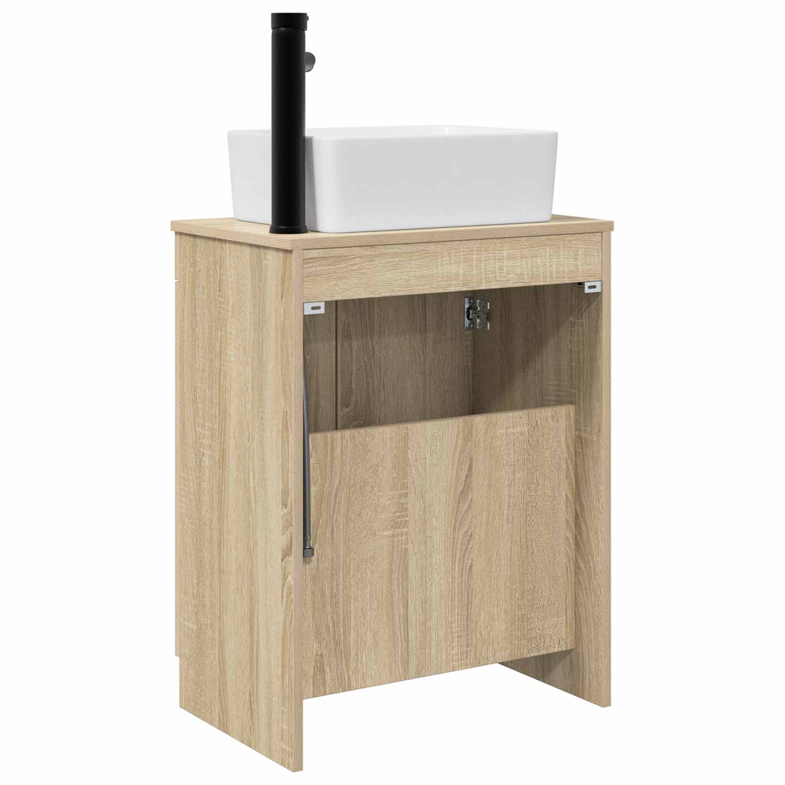 Badezimmerschrank mit Waschbecken Sonoma-Eiche 54 x 35 x 83 cm