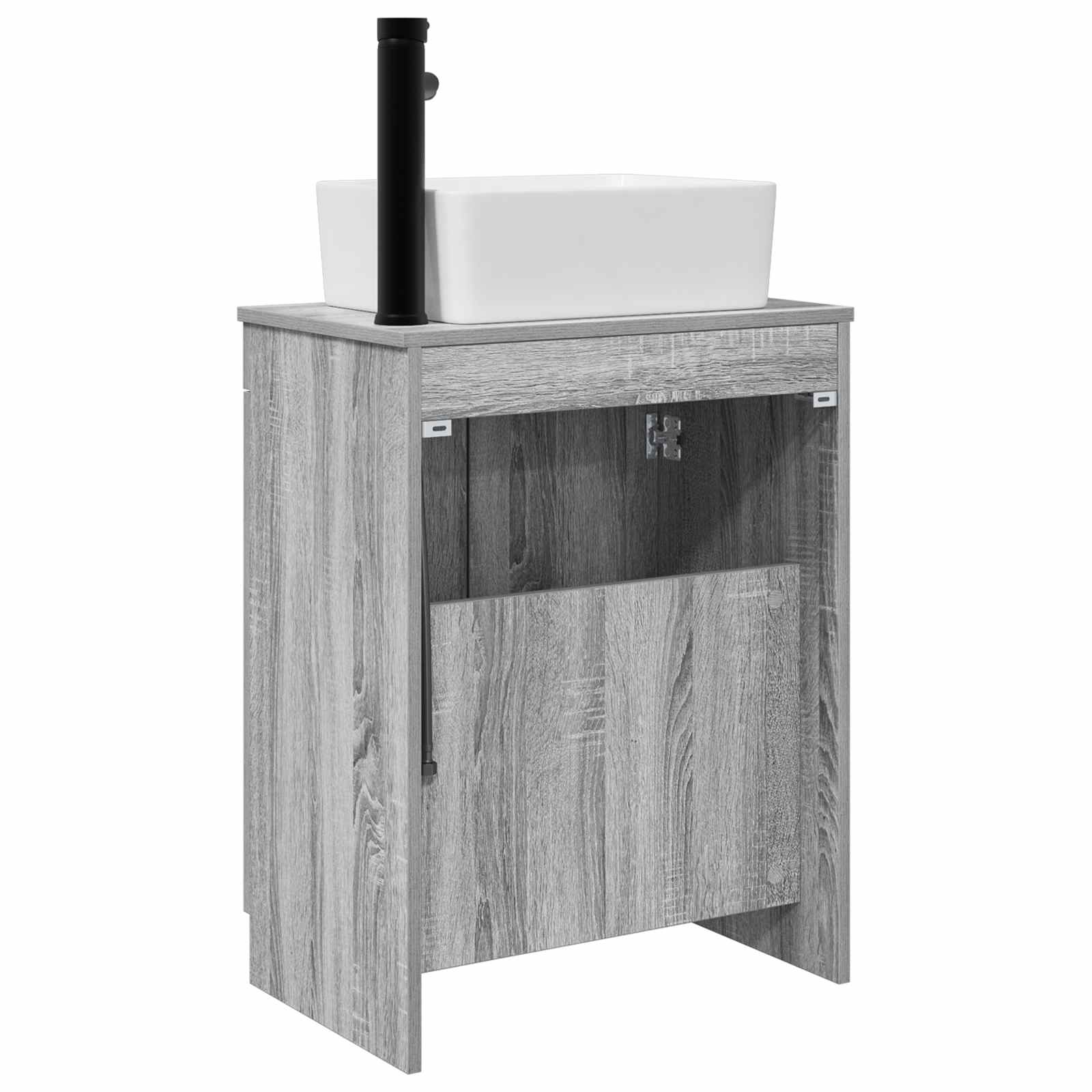 Badezimmerschrank mit Waschbecken Grau Sonoma 54 x 35 x 83 cm