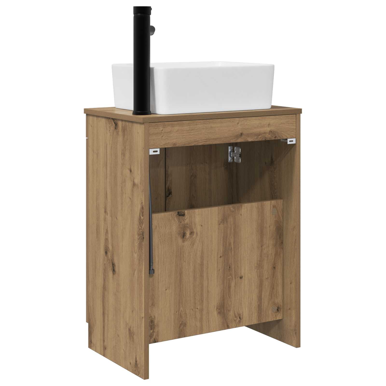 Badezimmerschrank mit Waschbecken Artisan-Eiche 54 x 35 x 83 cm