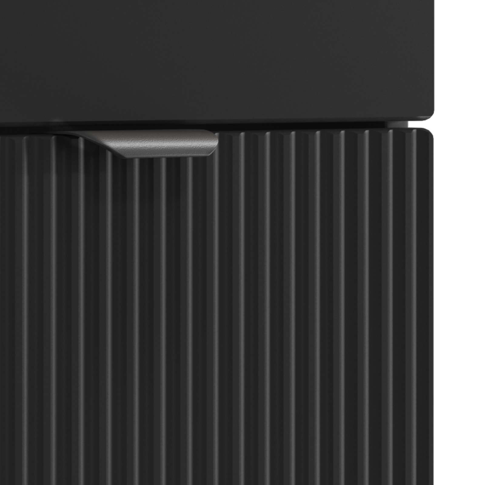 Badezimmerschrank mit Waschbecken Schwarz 54 x 35 x 83 cm