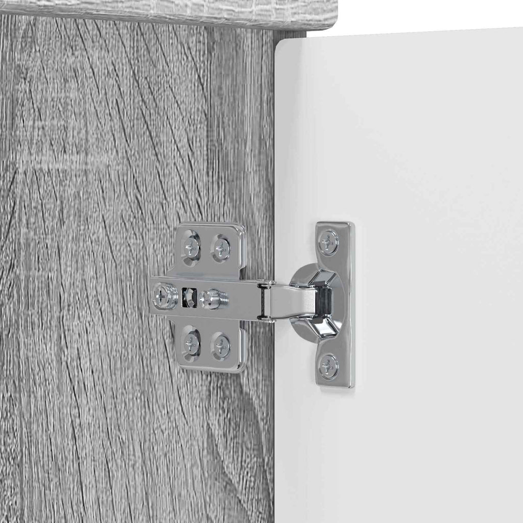 Badezimmerschrank mit Waschbecken Grau Sonoma 54 x 35 x 83 cm