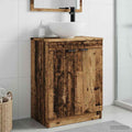 Badezimmerschrank mit Waschbecken Altholz 54 x 35 x 83 cm