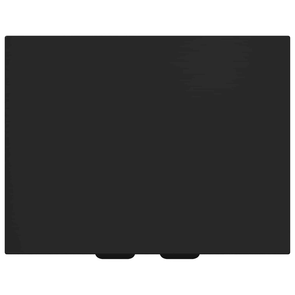 Badezimmerschrank Schwarz 54 x 41 x 70 cm Holzwerkstoff