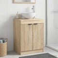 Badezimmerschrank Sonoma-Eiche 54 x 41 x 70 cm Holzwerkstoff