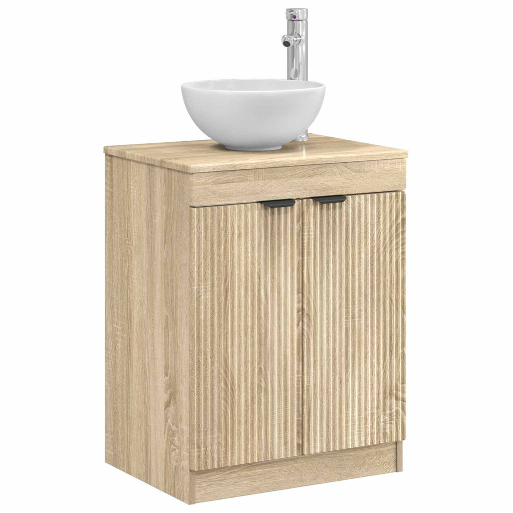 Badezimmerschrank Sonoma-Eiche 54 x 41 x 70 cm Holzwerkstoff