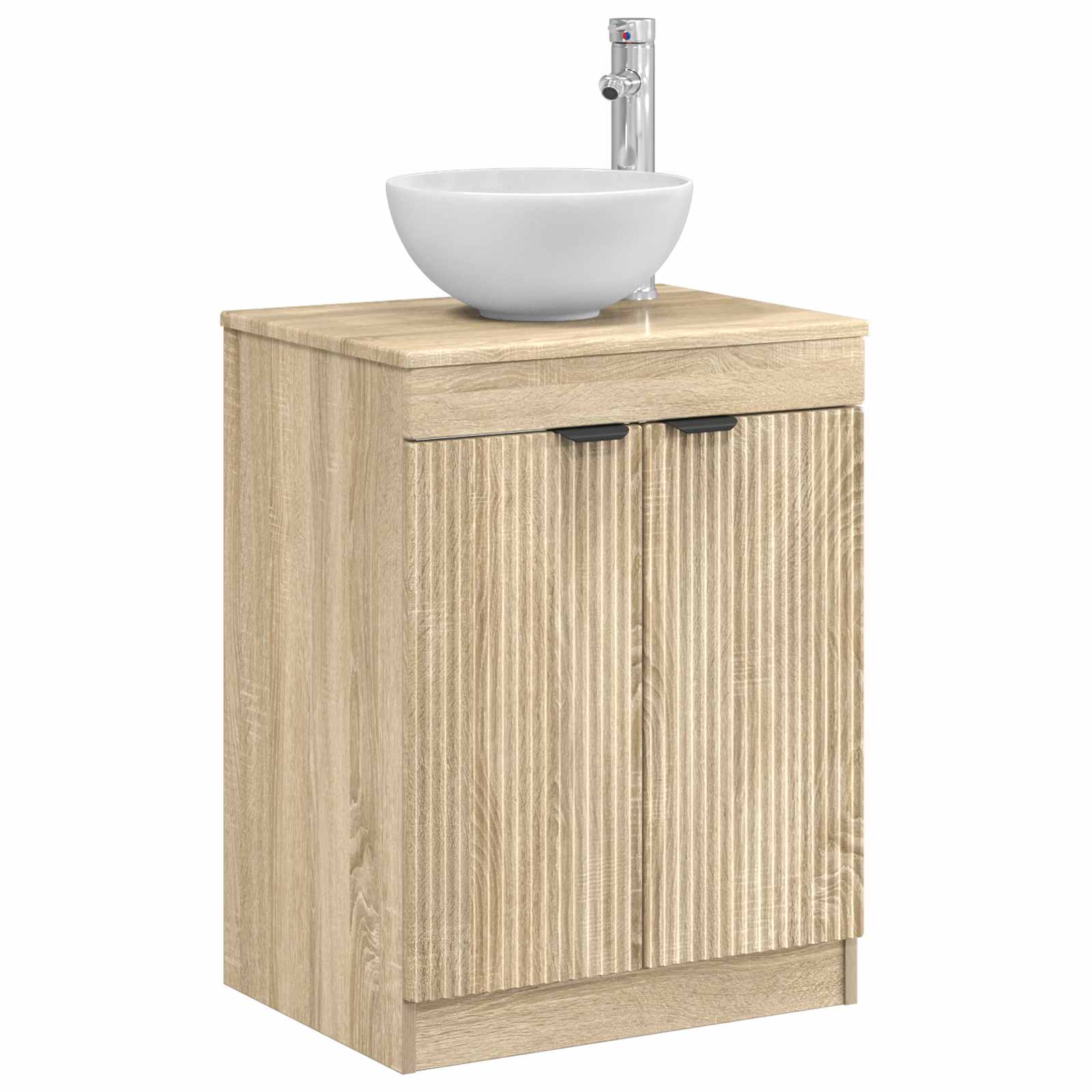 Badezimmerschrank Sonoma-Eiche 54 x 41 x 70 cm Holzwerkstoff