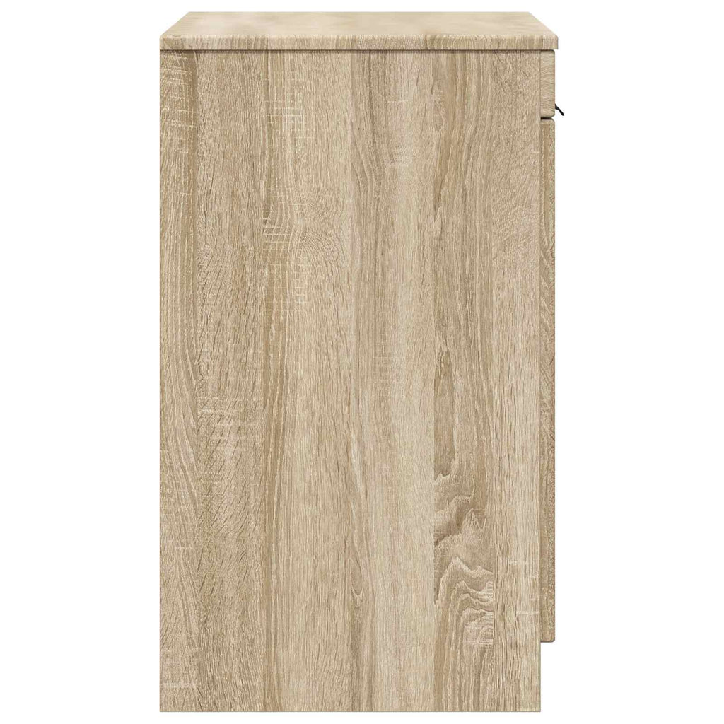 Badezimmerschrank Sonoma-Eiche 54 x 41 x 70 cm Holzwerkstoff