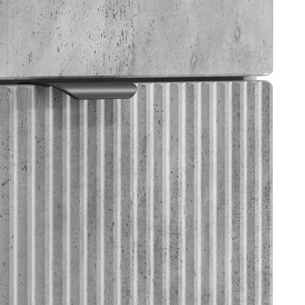 Badezimmerschrank Betongrau 54 x 41 x 70 cm Holzwerkstoff