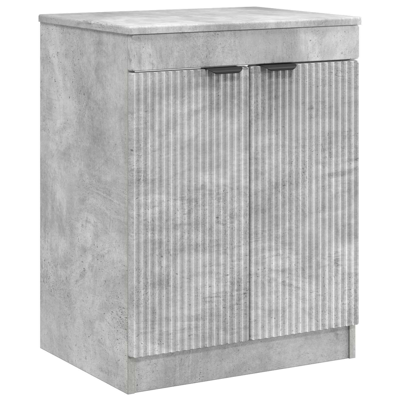 Badezimmerschrank Betongrau 54 x 41 x 70 cm Holzwerkstoff