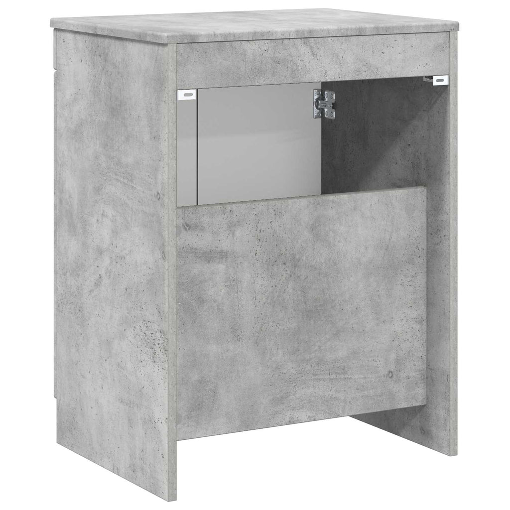 Badezimmerschrank Betongrau 54 x 41 x 70 cm Holzwerkstoff