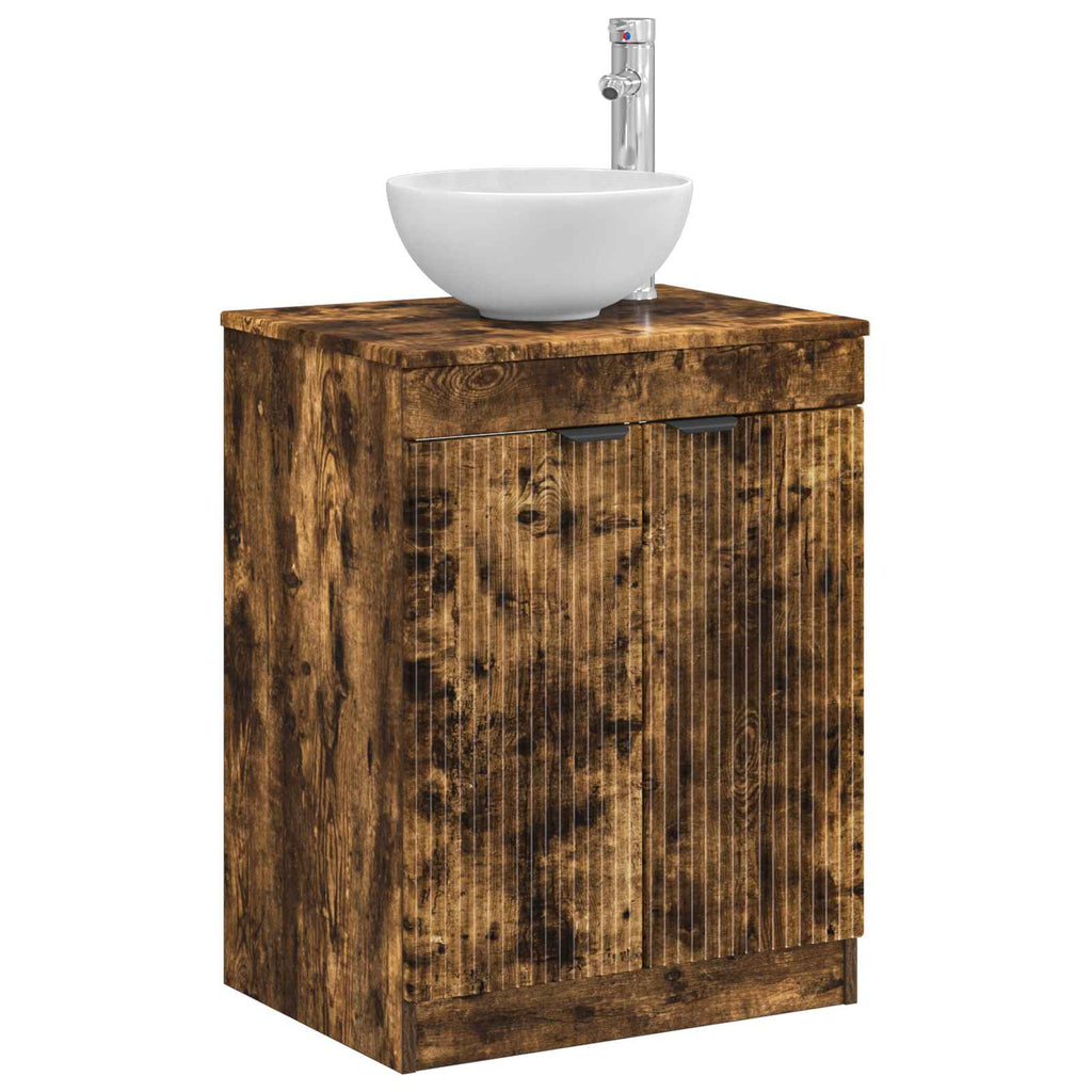 Badezimmerschrank Geräucherte Eiche 54 x 41 x 70 cm