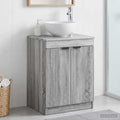 Badezimmerschrank Grau Sonoma 54 x 41 x 70 cm Holzwerkstoff