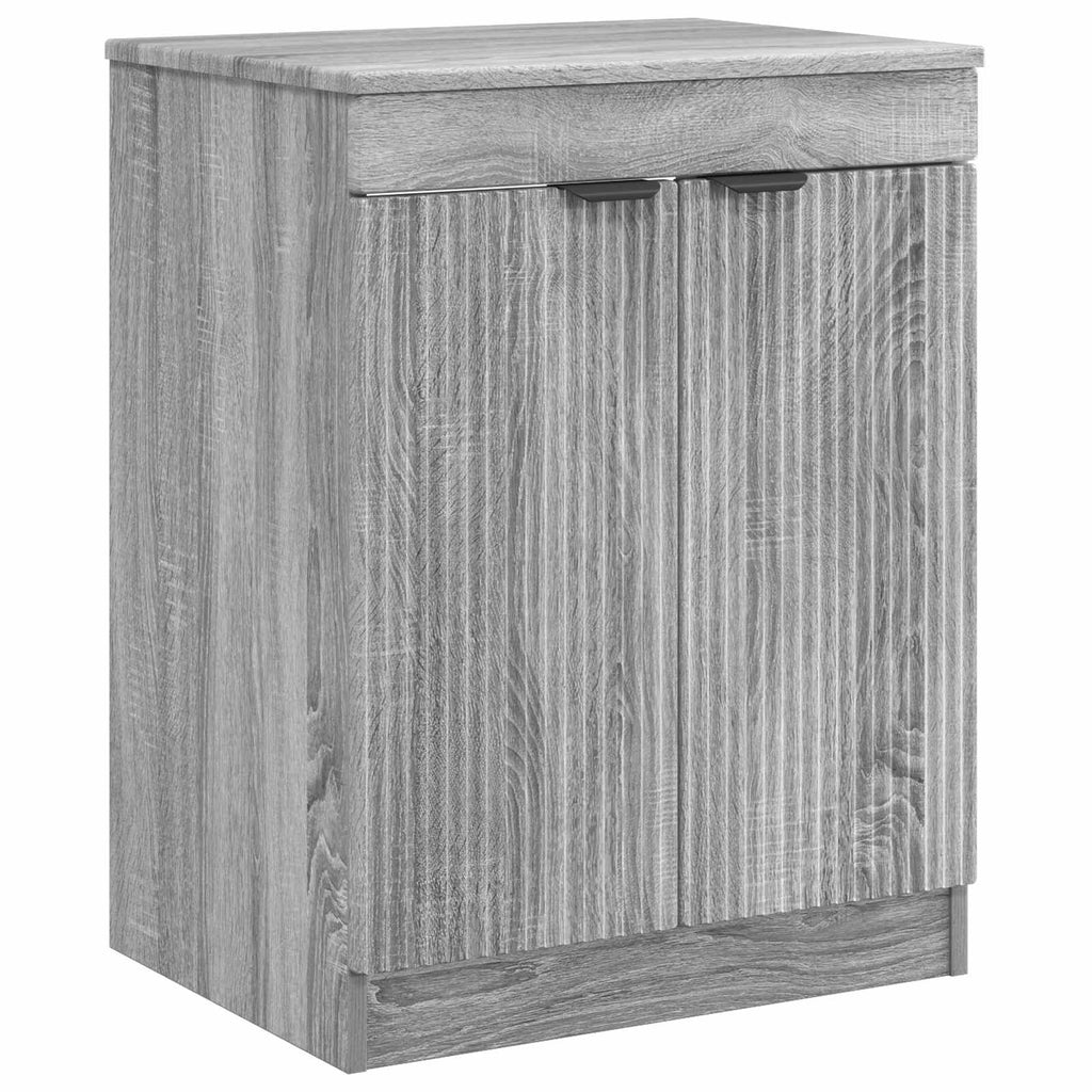 Badezimmerschrank Grau Sonoma 54 x 41 x 70 cm Holzwerkstoff