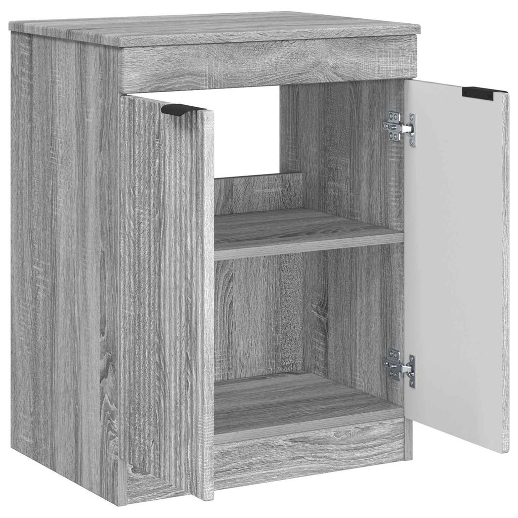 Badezimmerschrank Grau Sonoma 54 x 41 x 70 cm Holzwerkstoff