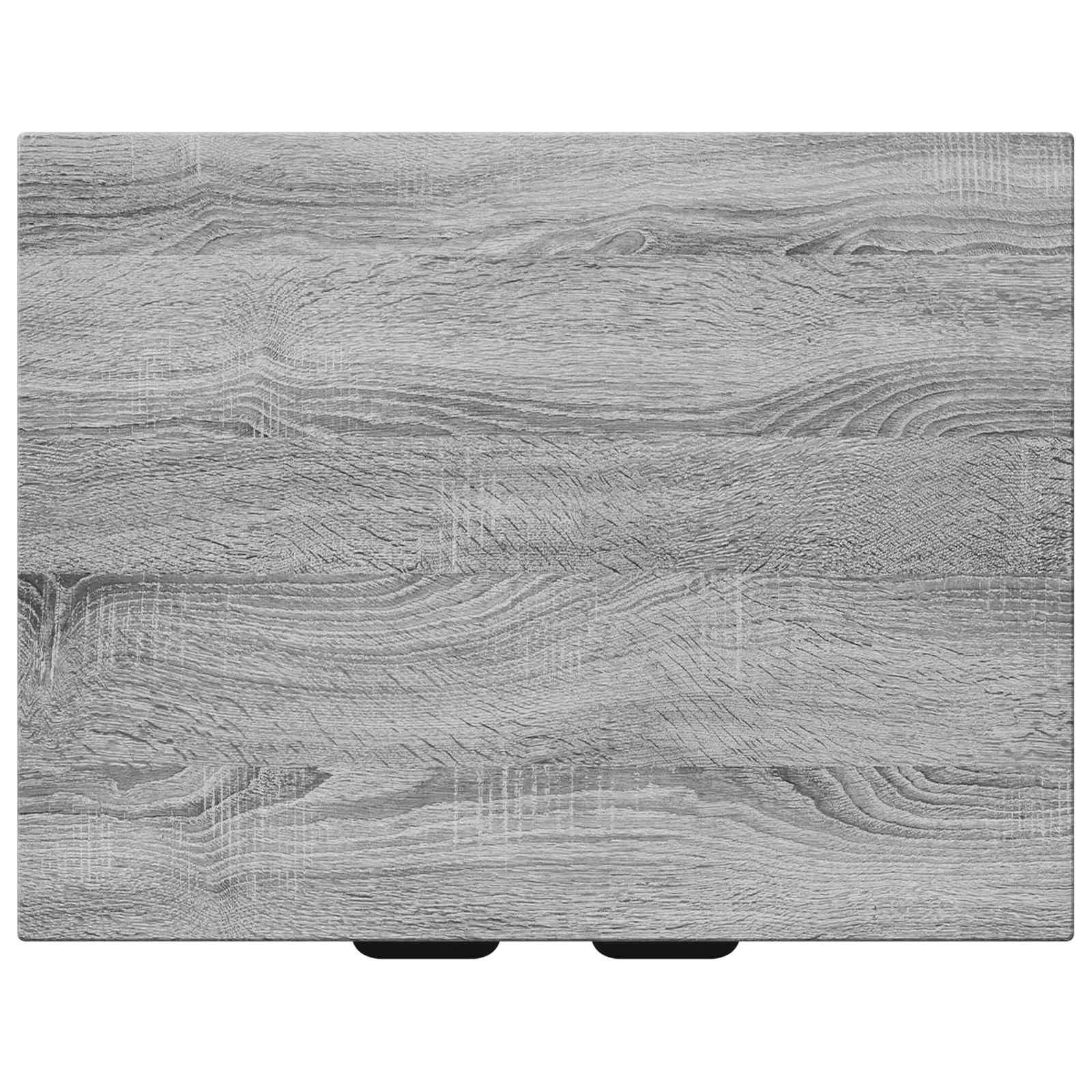 Badezimmerschrank Grau Sonoma 54 x 41 x 70 cm Holzwerkstoff