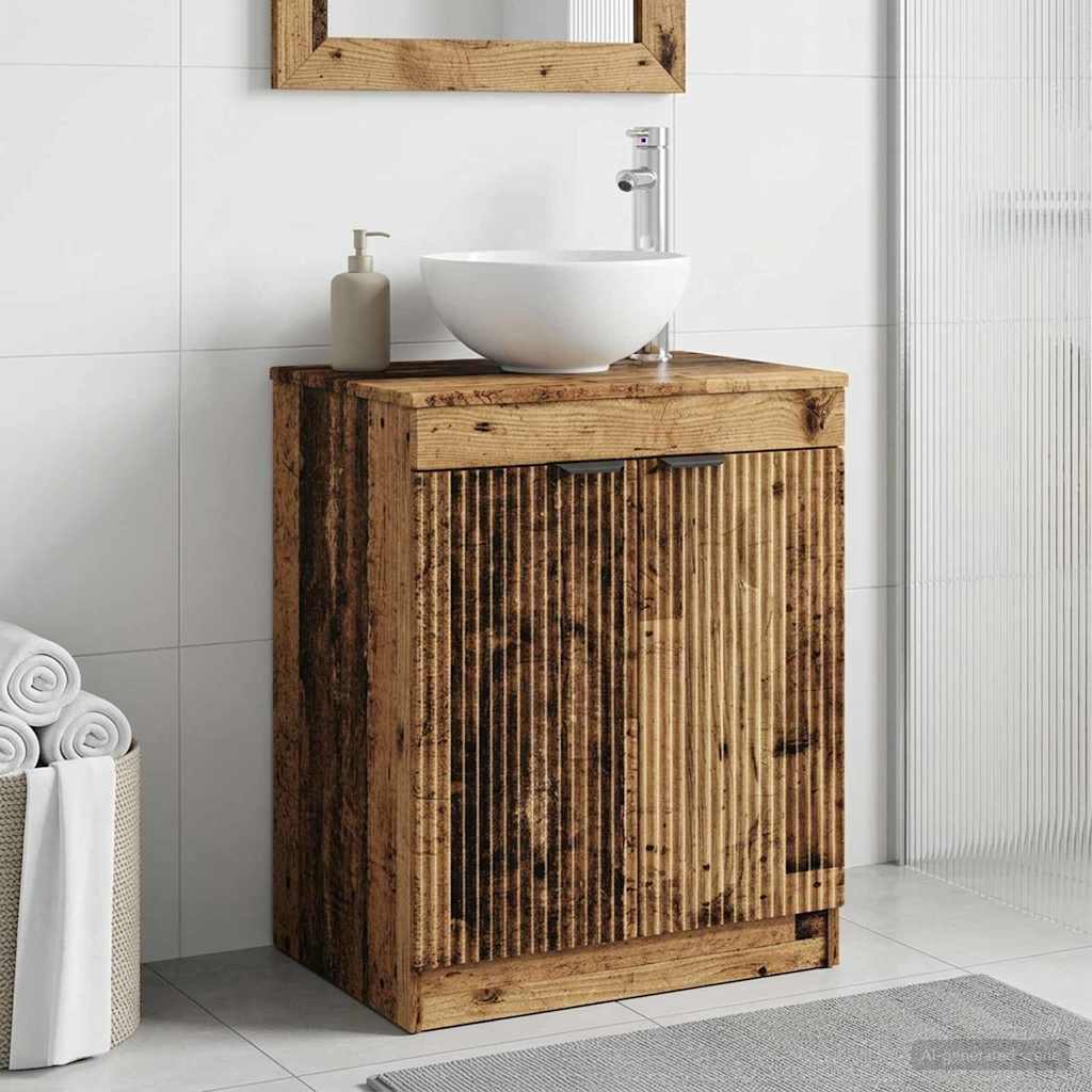 Badezimmerschrank Altholz 54 x 41 x 70 cm Holzwerkstoff
