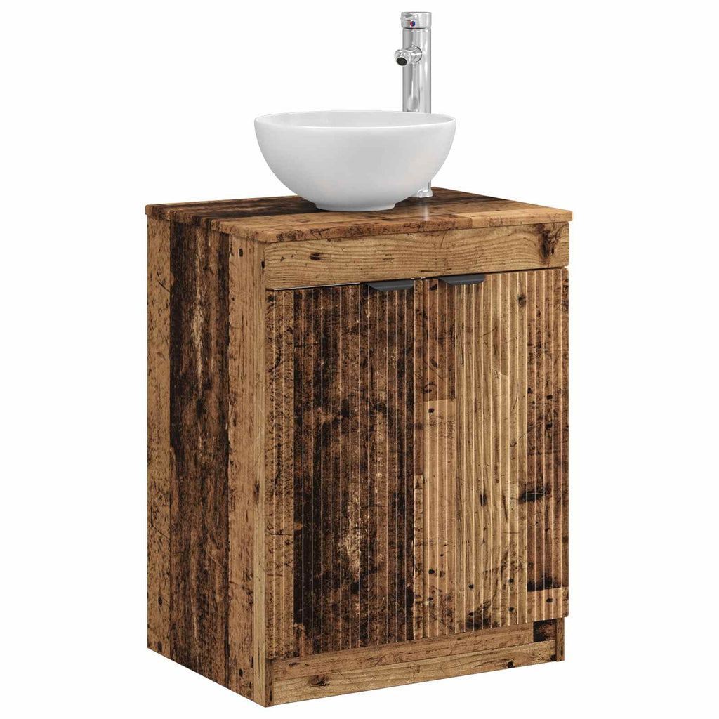 Badezimmerschrank Altholz 54 x 41 x 70 cm Holzwerkstoff