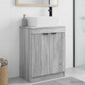 Badezimmerschrank mit Waschbecken Grau Sonoma 54 x 35 x 83 cm