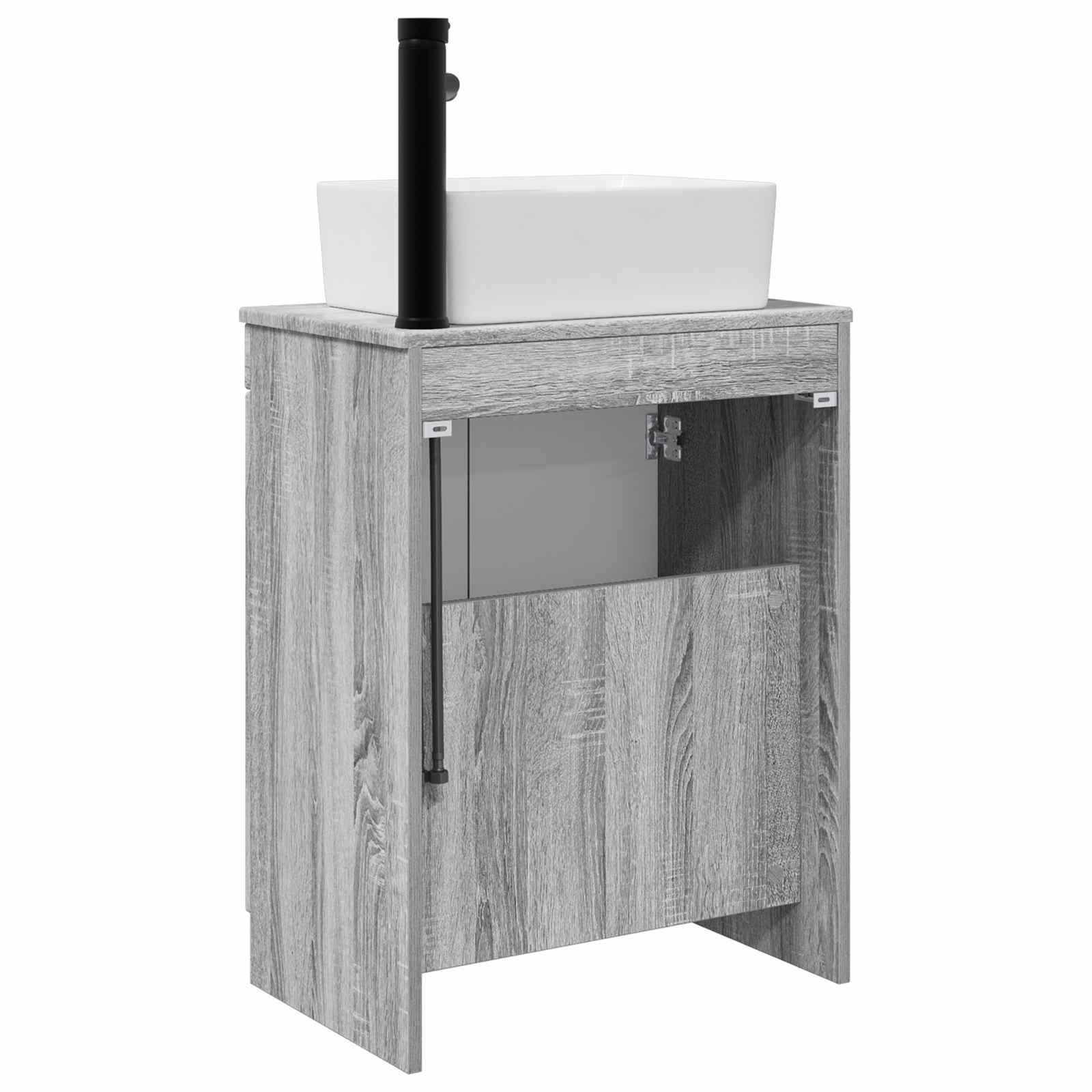Badezimmerschrank mit Waschbecken Grau Sonoma 54 x 35 x 83 cm