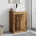 Badezimmerschrank mit Waschbecken Altholz 54 x 35 x 83 cm