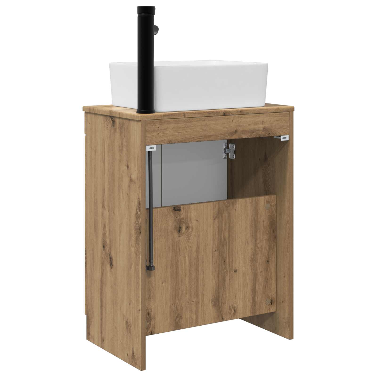 Badezimmerschrank mit Waschbecken Artisan-Eiche 54 x 35 x 83 cm