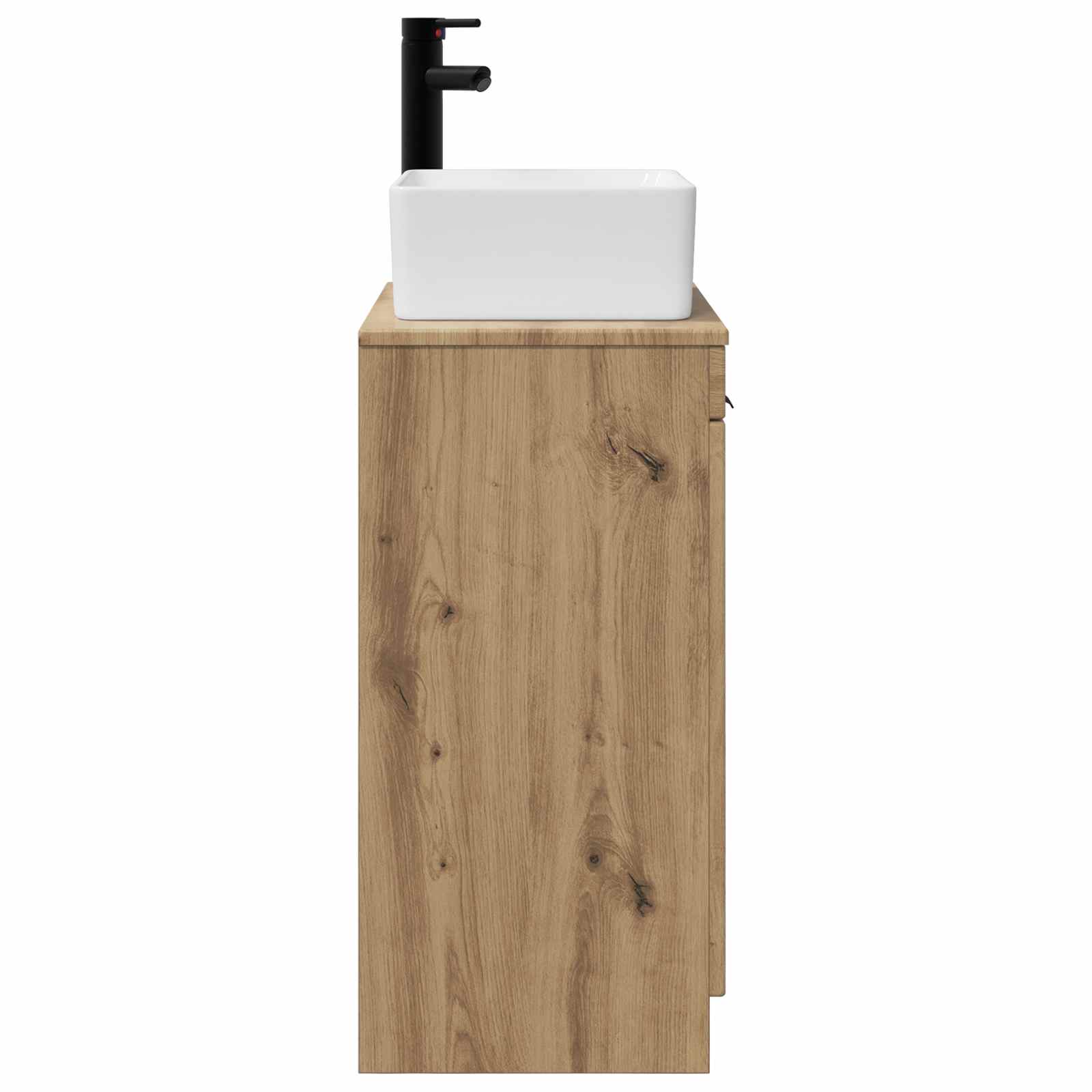 Badezimmerschrank mit Waschbecken Artisan-Eiche 54 x 35 x 83 cm