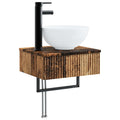 Wandmontiertes Waschbecken Altholz 40 x 35 x 39 cm