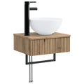 Wandmontiertes Waschbecken Artisan-Eiche 40 x 35 x 39 cm