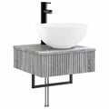 Wandmontiertes Waschbecken Grau Sonoma 40 x 41 x 40,5 cm