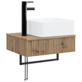 Wandmontiertes Waschbecken Artisan-Eiche 50 x 41 x 39 cm