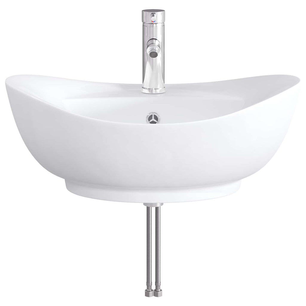 Waschbecken fürs Badezimmer Chrom 59 x 35 x 21 cm Metall