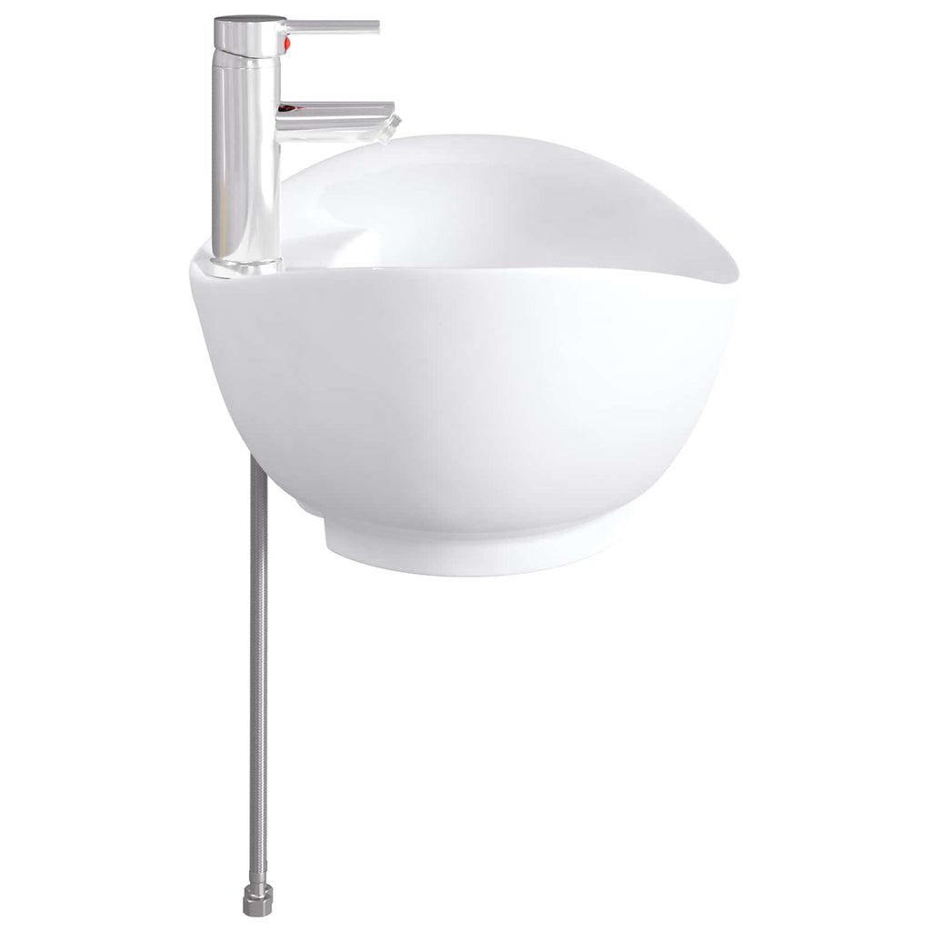 Waschbecken fürs Badezimmer Chrom 59 x 35 x 21 cm Metall