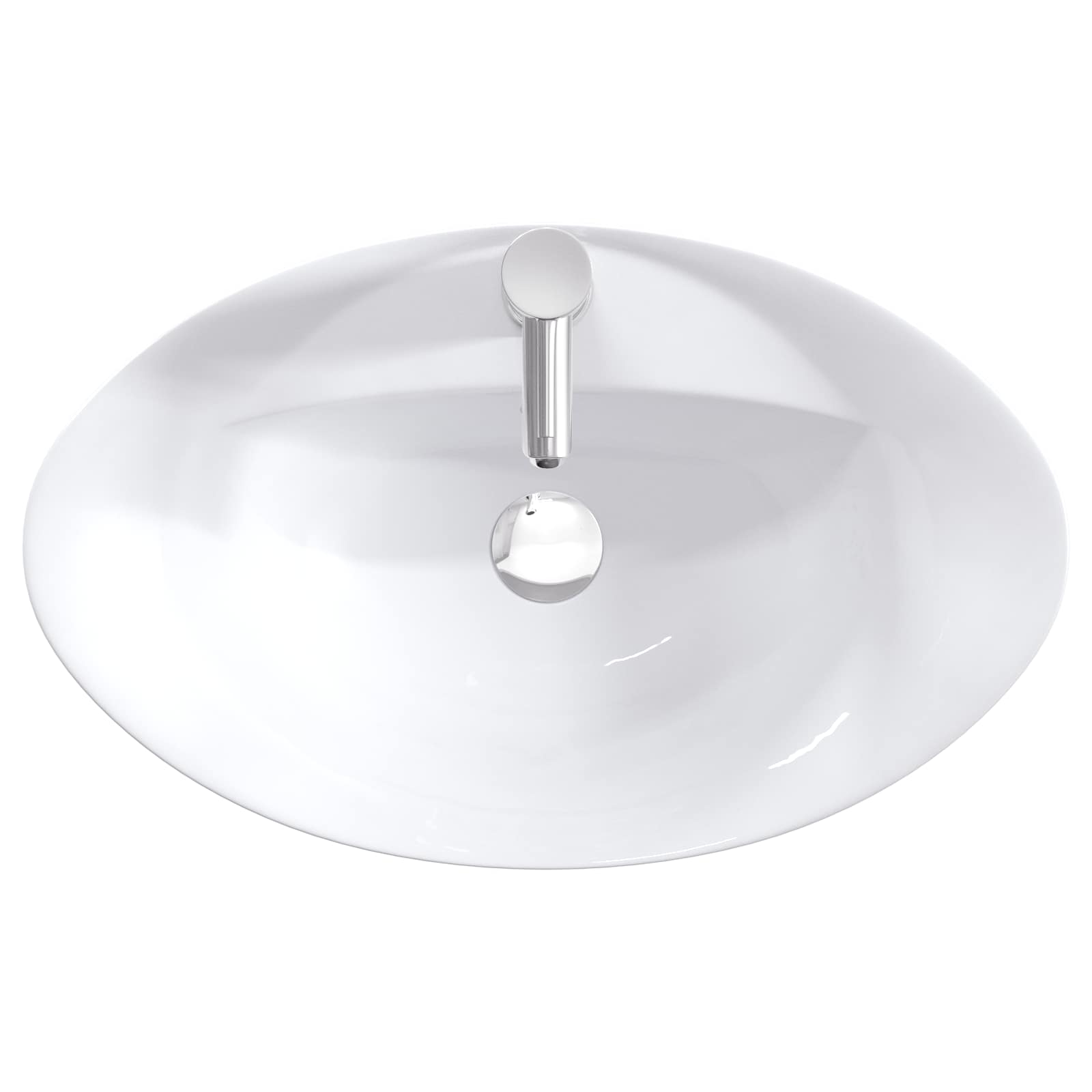 Waschbecken fürs Badezimmer Chrom 59 x 35 x 21 cm Metall