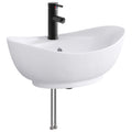 Waschbecken fürs Badezimmer Matt Schwarz 59 x 35 x 21 cm Metall