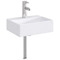 Waschbecken fürs Badezimmer Chrom 39 x 30,5 x 12,5 cm Metall