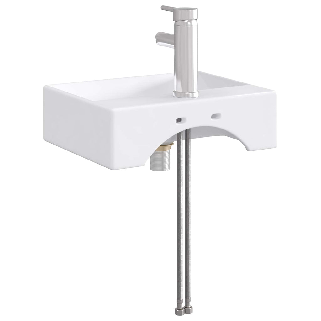 Waschbecken fürs Badezimmer Chrom 39 x 30,5 x 12,5 cm Metall